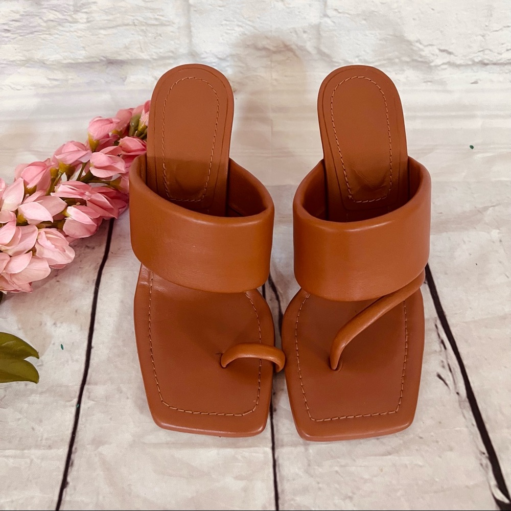 Zara Leather Heels